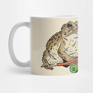 Frog on Skateboard Mug